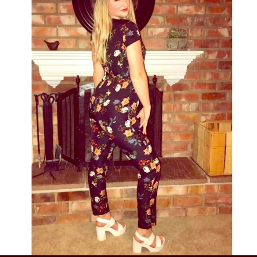 Floral jumpsuit